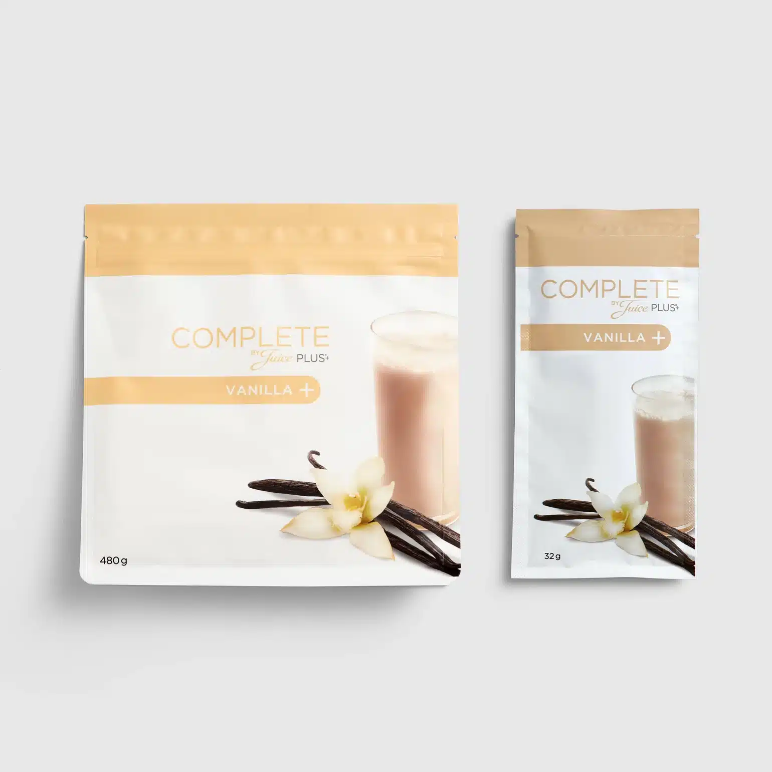 Juice Plus+ Vanilla Shakes klein & groß